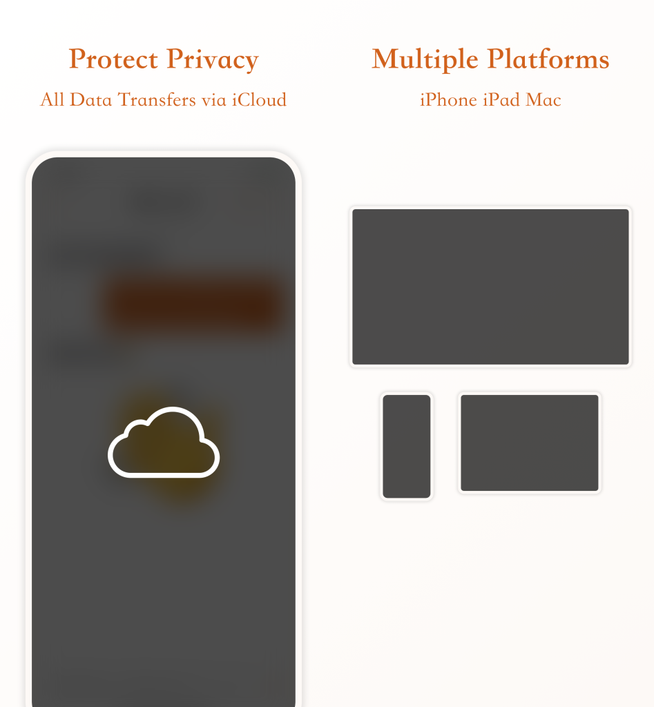 MeetSummer Interface: iCloud privacy & multiple platforms
